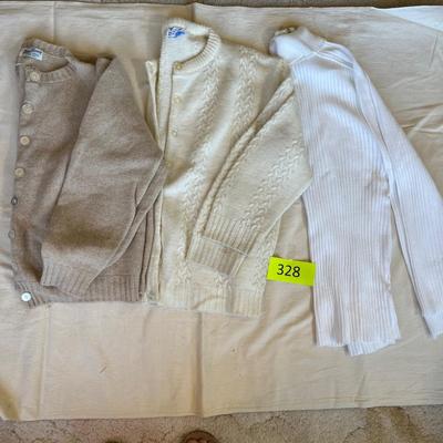 3 vintage women's sweaters