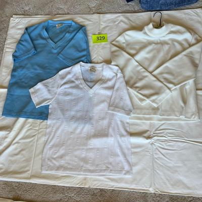 3 knit light weight sweaters