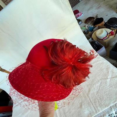 2 Vintage Red hats!