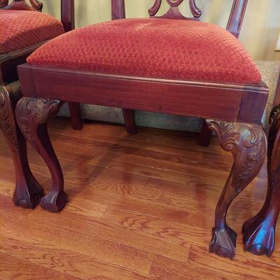 Eight Liberty Ribbon Back Chippendale Chairs (DR-BBL)