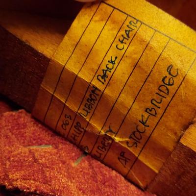 Eight Liberty Ribbon Back Chippendale Chairs (DR-BBL)