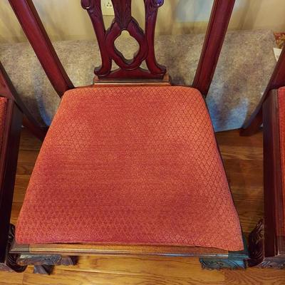 Eight Liberty Ribbon Back Chippendale Chairs (DR-BBL)