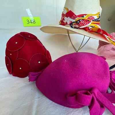 Lot of 4 Vintage hats
