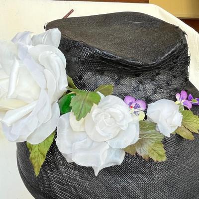 Lot of 4 Vintage Black Hats