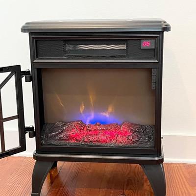 Remote Control Metal Electric Fireplace