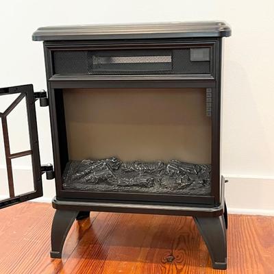 Remote Control Metal Electric Fireplace