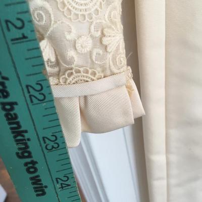 vintage 1960's wedding dress with veil