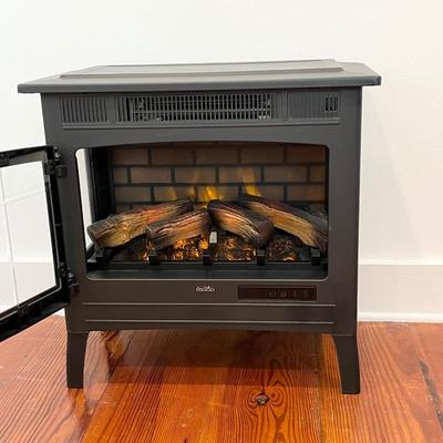 DURAFLAME ~ Remote Control Metal Electric Fireplace