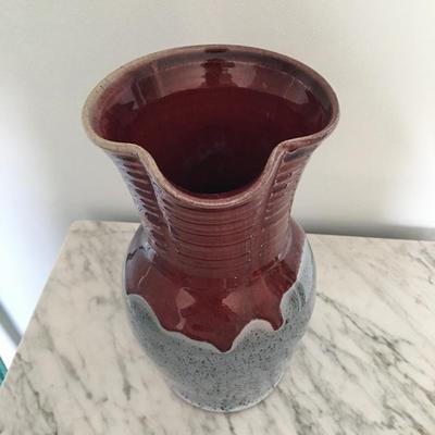 2 tone glaze ceramic pitcher