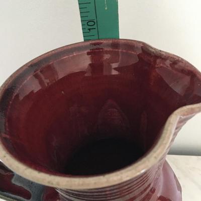 2 tone glaze ceramic pitcher