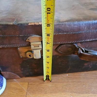 Vintage Leather Suitcase