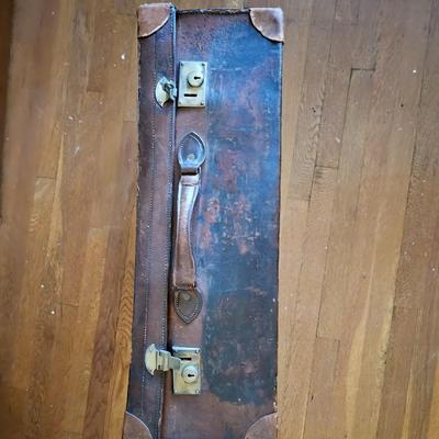 Vintage Leather Suitcase
