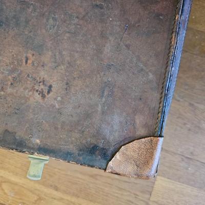 Vintage Leather Suitcase