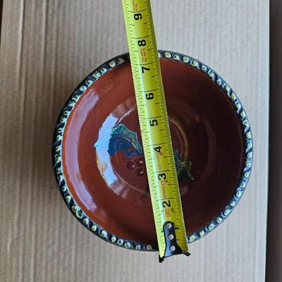 Oxford Earthenware Bowl with Holly design