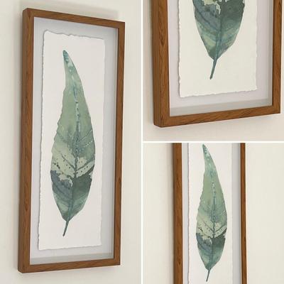 THRESHOLD ~ Trio (3) Watercolor Leaf Prints