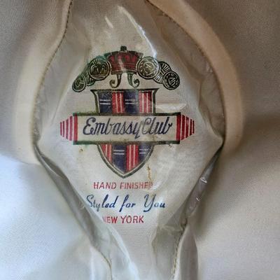 Vintage Embassy Club Hat Size 7 3/8ths Fedora and Box!