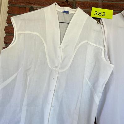 3 White Summer tops
