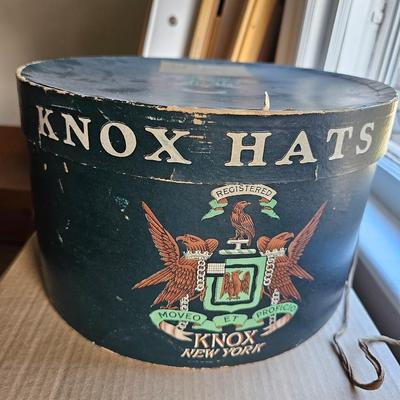 Vintage Dobbs Top Hat Fifth Avenue NY  7 3/8 and Knox Hat box!