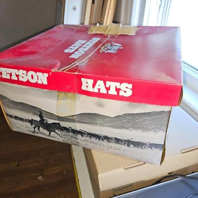 Vintage 4X John B. Stetson Hat Beaver in Box!