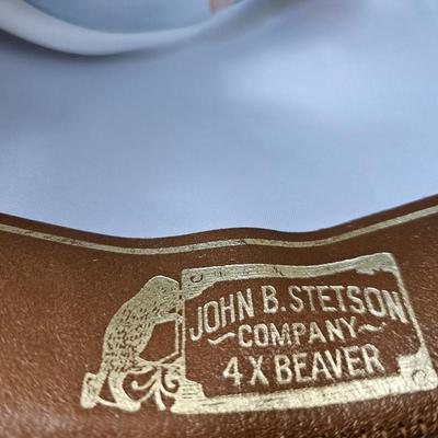 Vintage 4X John B. Stetson Hat Beaver in Box!
