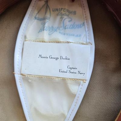 Captain's Hat United States Navy WW2 Tan Visor Peak Cap