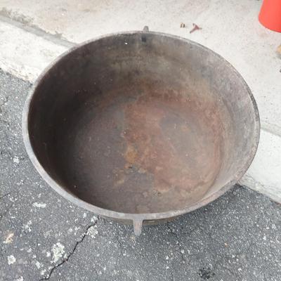 Cast Iron Scalding Pot Cauldron (G-BBL)