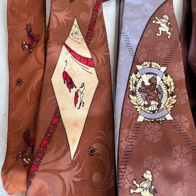 1940s Ties Lot of 9