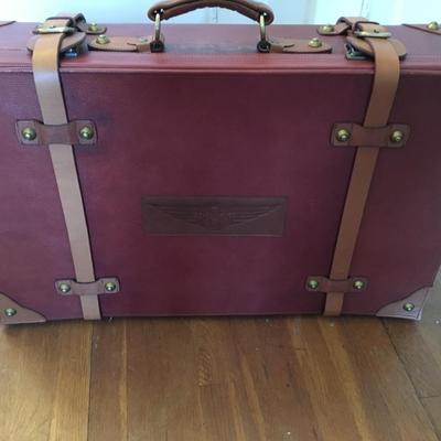 Morgan Motor Company Leather Suitcase.