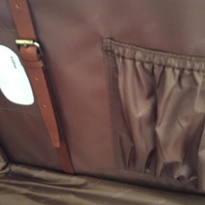 Morgan Motor Company Leather Suitcase.