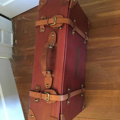 Morgan Motor Company Leather Suitcase.