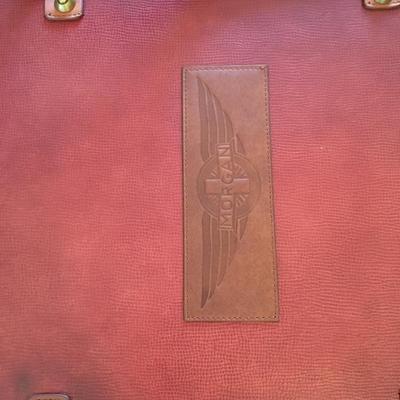 Morgan Motor Company Leather Suitcase.