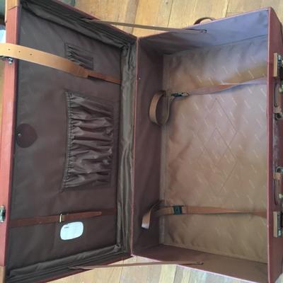 Morgan Motor Company Leather Suitcase.