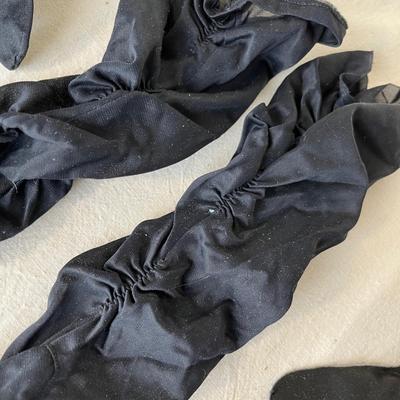 3 pairs black evening gloves