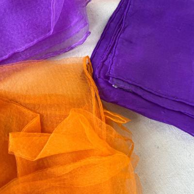 Orange & Purple Scarves