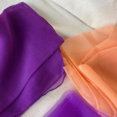 Orange & Purple Scarves