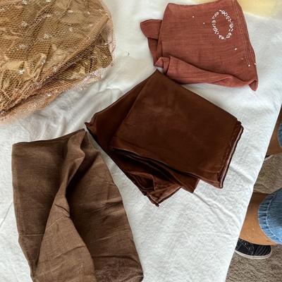 Hair scarves-Brown