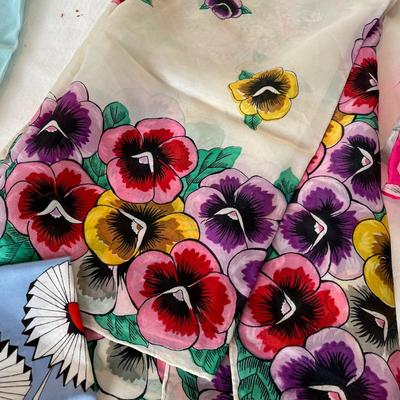 Floral Print Scarves
