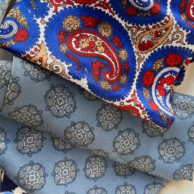 Lot of Blues print scarves