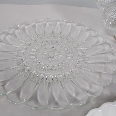 Shell Serving Tray Deviled Egg Dish