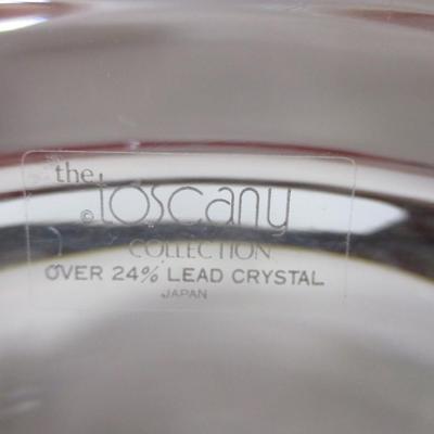 The Toscany Collection Clear Leaded Crystal Lozenge