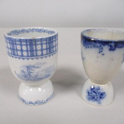 Vintage Egg Cups includes Staffordshire 1778