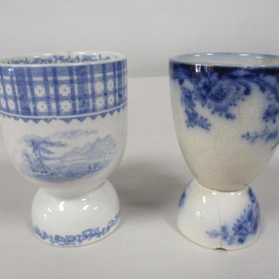 Vintage Egg Cups includes Staffordshire 1778