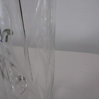 Etched Martini Pitcher With Stir Rod