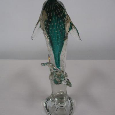 Murano Style Blown Glass Sword Fish