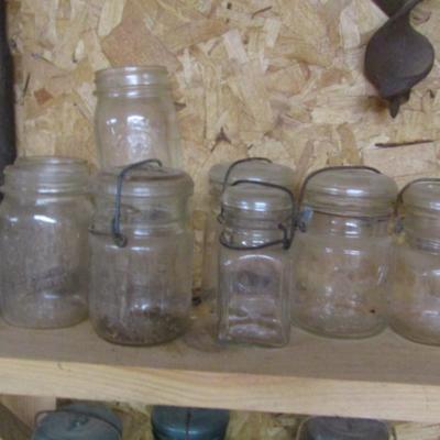 Collection of Bale Top Jars- 1/2 Pint (Lot #1)
