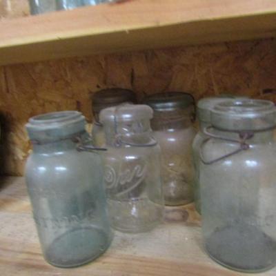 Assorted Bale Top Jars- Some Lids Missing (Lot #5)