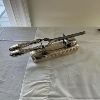 LR1530 Antique Sterling Silver Curling Iron