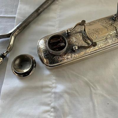 LR1530 Antique Sterling Silver Curling Iron