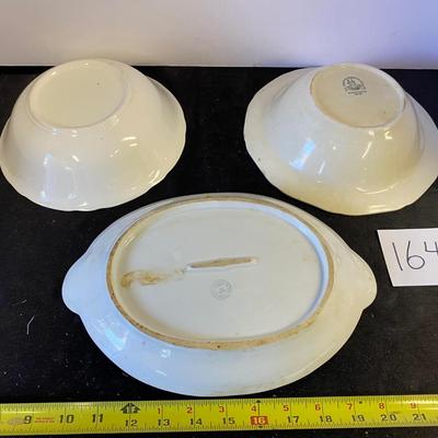 Vintage Platter and Bowls