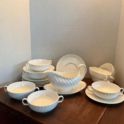 1567 Adderley Cream Soup China and Wedgwood Creamer